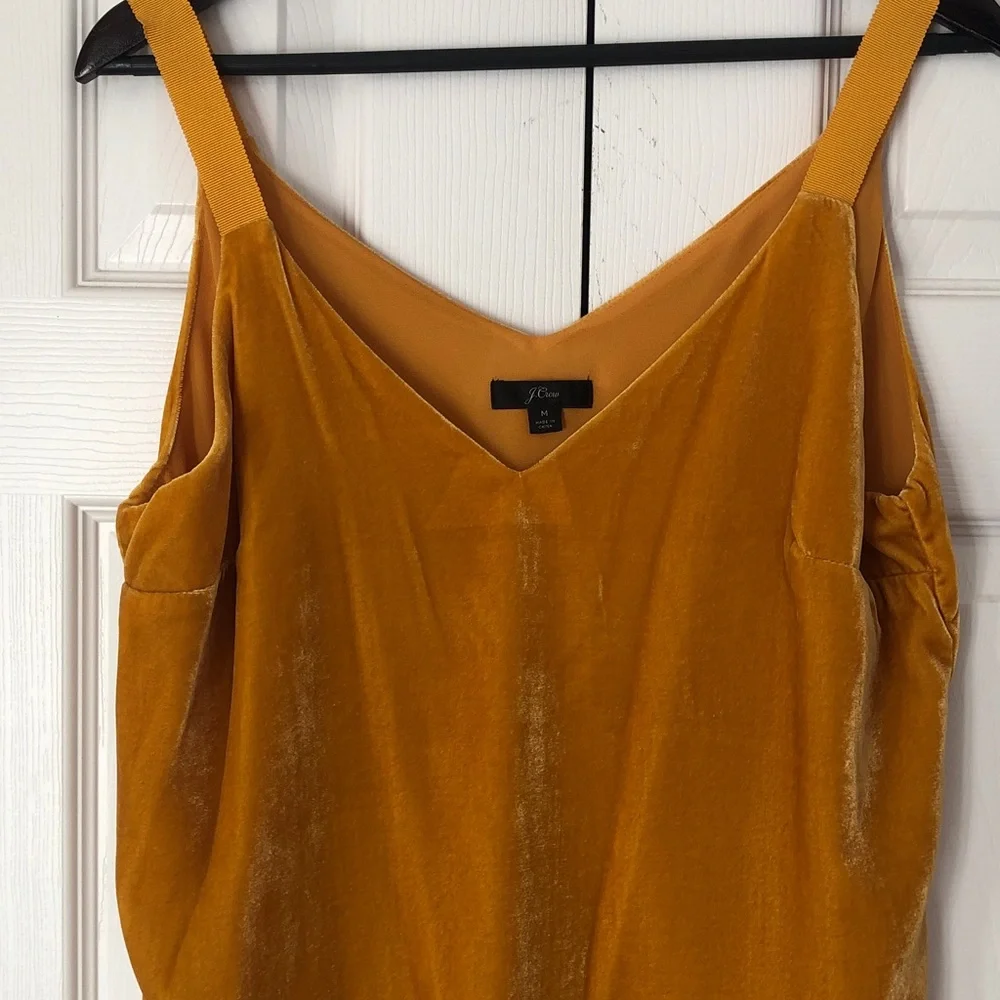 J. Crew Velvet Cami Top
